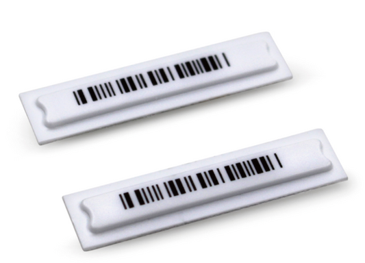 AM Labels -  58KHz White with Barcode - Case 5000